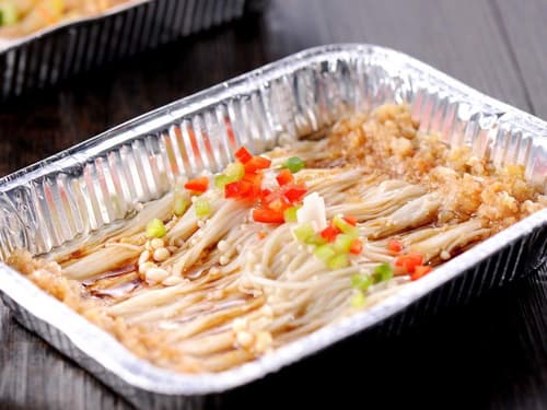 柘城锡纸烤金针菇